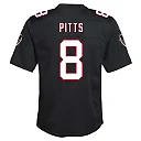 Zennovawear Youth Atlanta Falcons Kyle Pitts Black Game Jersey