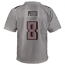 Zennovawear Youth Atlanta Falcons Kyle Pitts Gray Atmosphere Game Jersey