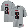 Zennovawear Youth Atlanta Falcons Kyle Pitts Gray Inverted Game Jersey