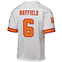 Zennovawear Baker Mayfield '76 Tampa Bay Buccaneers Youth Game Jersey - White