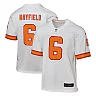 Zennovawear Baker Mayfield '76 Tampa Bay Buccaneers Youth Game Jersey - White