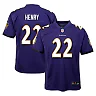 Zennovawear Youth Baltimore Ravens Derrick Henry Purple Team Player Game Jersey