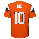 Zennovawear Bo Nix Denver Broncos Youth Replica Jersey - Orange