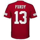Zennovawear Brock Purdy San Francisco 49ers Youth Replica Jersey - Scarlet