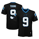Zennovawear Bryce Young Carolina Panthers Youth Replica Jersey - Black