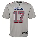 Zennovawear Youth Buffalo Bills Josh Allen Gray Atmosphere Game Jersey