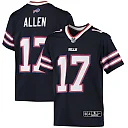 Zennovawear Youth Buffalo Bills Josh Allen Navy Inverted Team Game Jersey