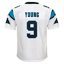 Zennovawear Youth Carolina Panthers Bryce Young White Game Jersey