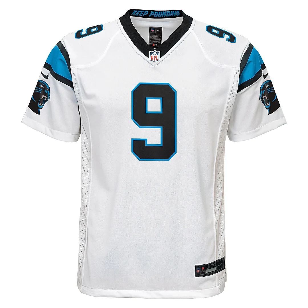 Zennovawear Youth Carolina Panthers Bryce Young White Game Jersey