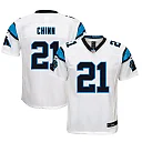 Zennovawear Youth Carolina Panthers Jeremy Chinn White Game Jersey