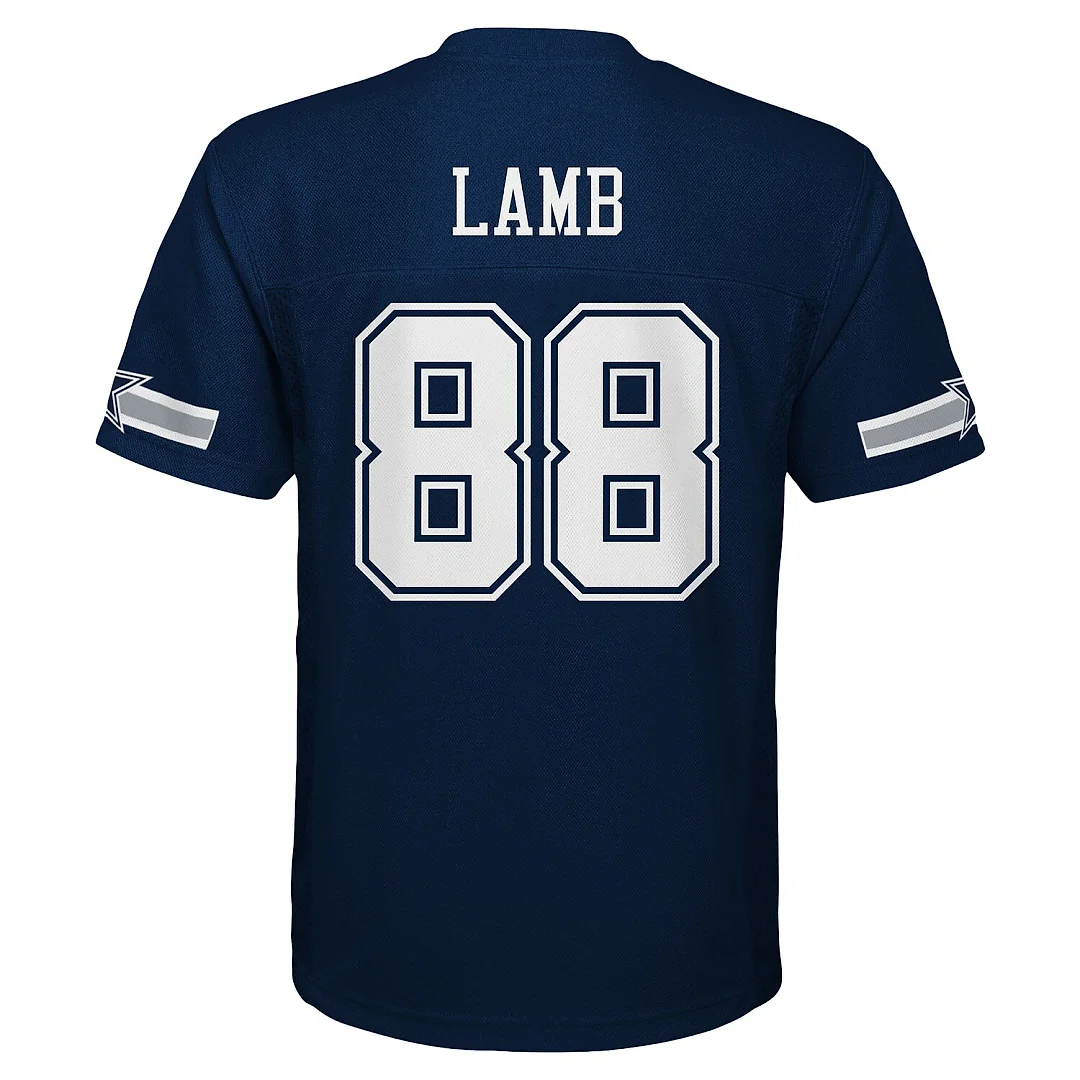 Zennovawear CeeDee Lamb Dallas Cowboys Youth Replica Jersey - Navy
