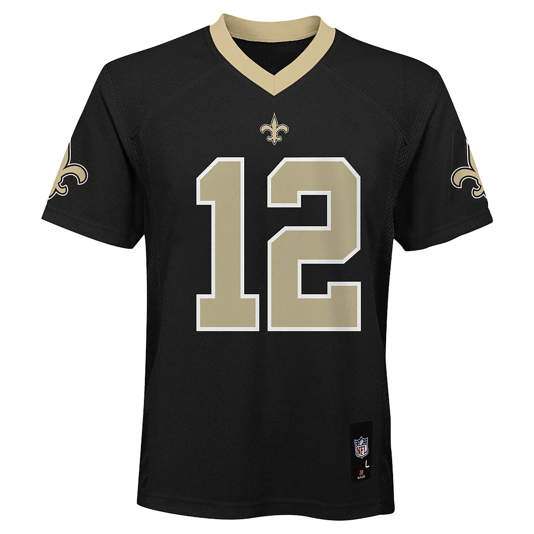 Zennovawear Chris Olave New Orleans Saints Youth Replica Jersey - Black
