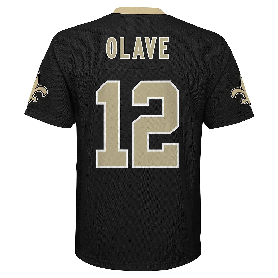 Zennovawear Chris Olave New Orleans Saints Youth Replica Jersey - Black