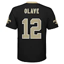Zennovawear Chris Olave New Orleans Saints Youth Replica Jersey - Black