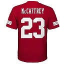 Zennovawear Christian McCaffrey San Francisco 49ers Youth Replica Jersey - Scarlet