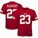 Zennovawear Christian McCaffrey San Francisco 49ers Youth Replica Jersey - Scarlet
