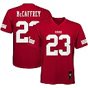 Zennovawear Christian McCaffrey San Francisco 49ers Youth Replica Jersey - Scarlet