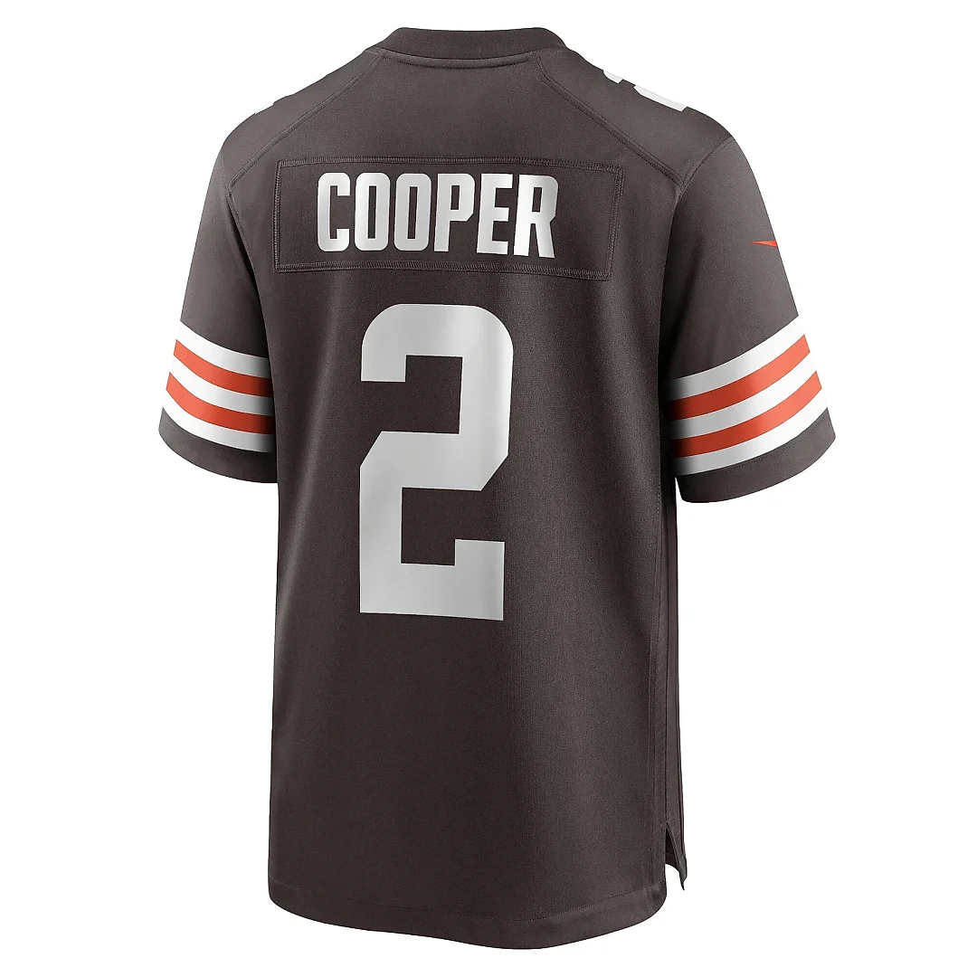 Zennovawear Youth Cleveland Browns Amari Cooper Brown Game Jersey