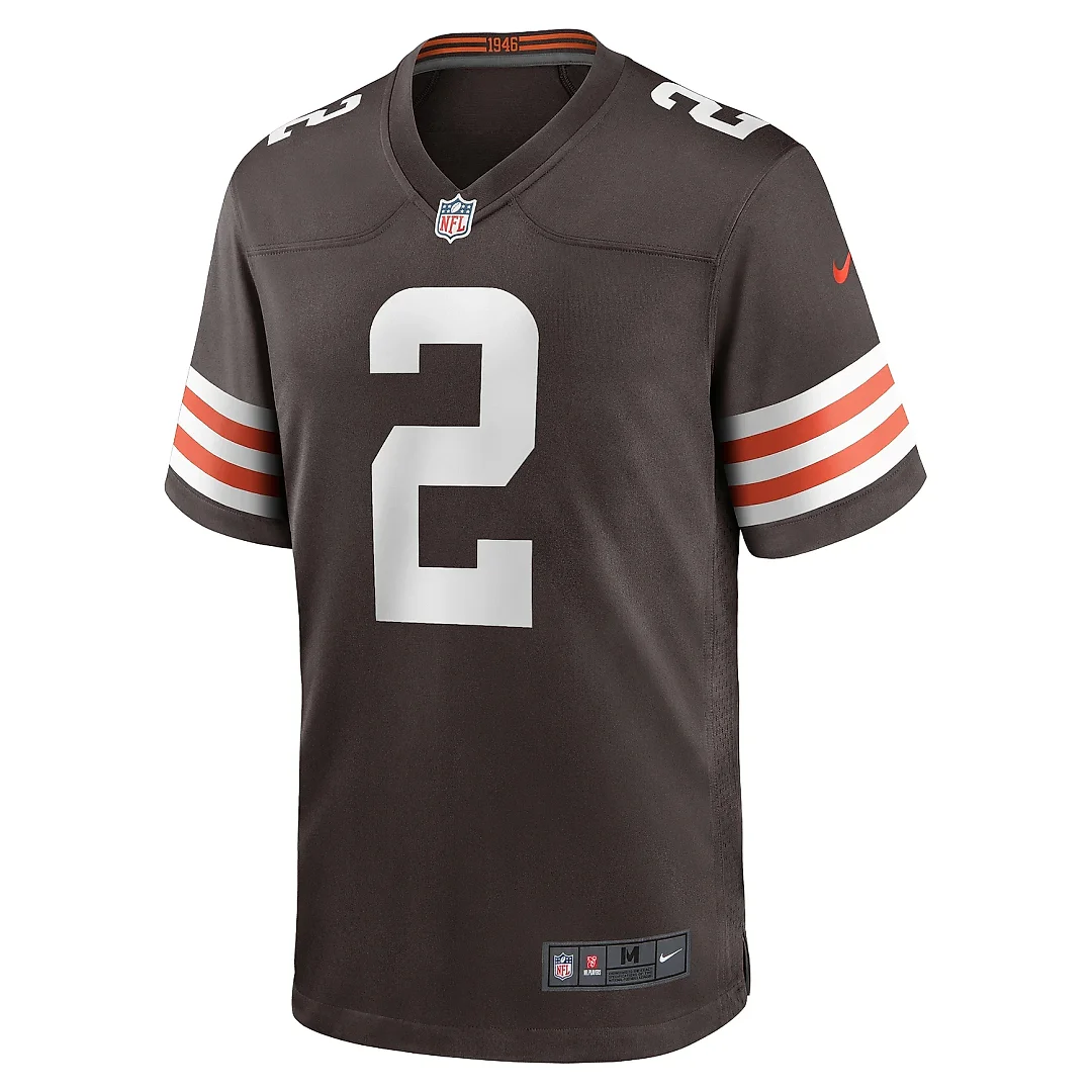 Zennovawear Youth Cleveland Browns Amari Cooper Brown Game Jersey