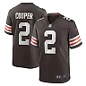 Zennovawear Youth Cleveland Browns Amari Cooper Brown Game Jersey