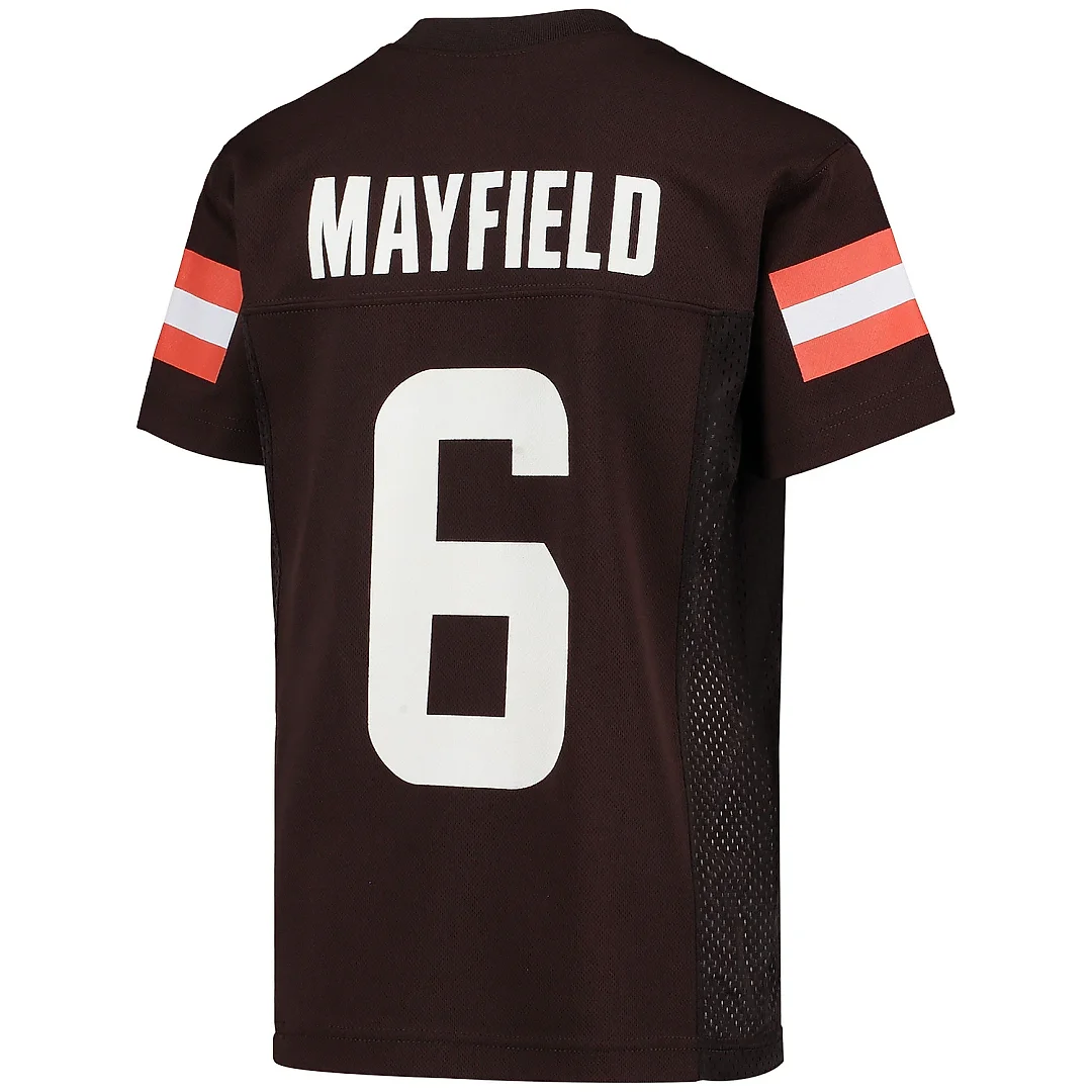 Zennovawear Youth Cleveland Browns Baker Mayfield Brown Player Jersey