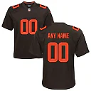 Zennovawear Youth Cleveland Browns Brown Alternate Custom Game Jersey