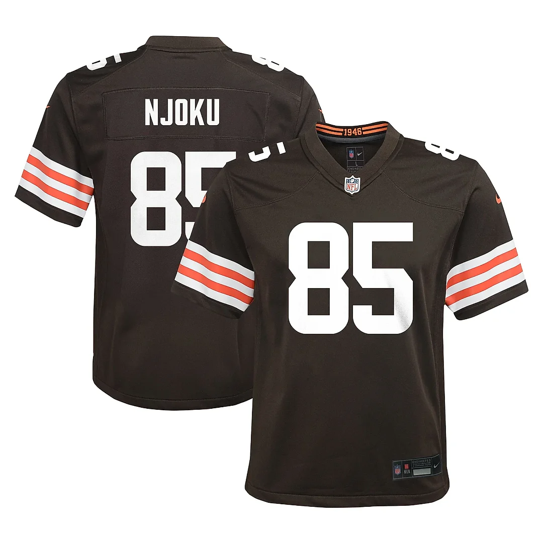 Zennovawear Youth Cleveland Browns David Njoku Brown Game Jersey