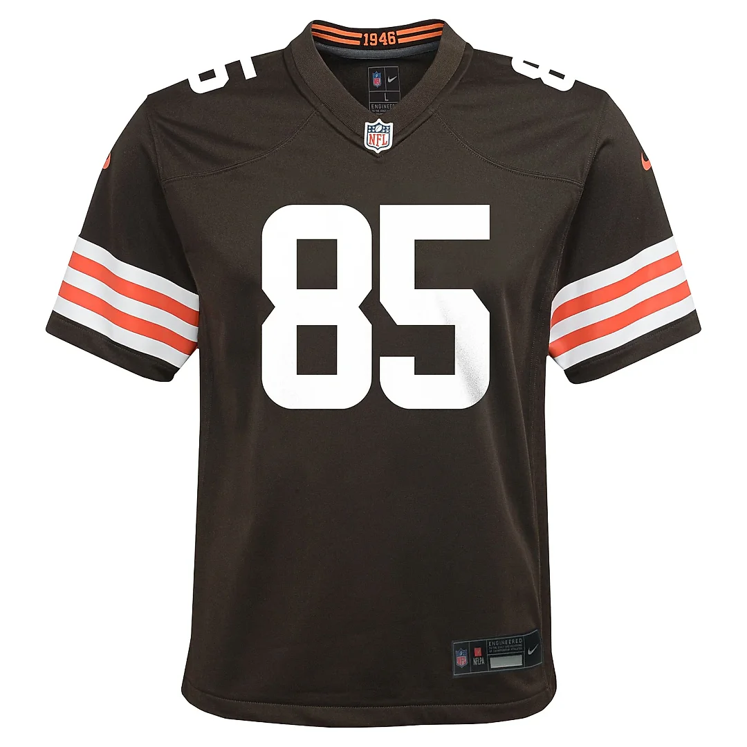 Zennovawear Youth Cleveland Browns David Njoku Brown Game Jersey