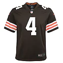 Zennovawear Youth Cleveland Browns Deshaun Watson Brown Game Jersey