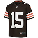 Zennovawear Youth Cleveland Browns Joe Flacco Brown Game Jersey