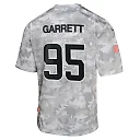 Zennovawear Youth Cleveland Browns Myles Garrett Arctic Camo 2024 Salute to Service Game Jersey