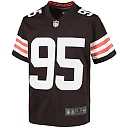 Zennovawear Youth Cleveland Browns Myles Garrett Brown Game Jersey