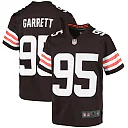 Zennovawear Youth Cleveland Browns Myles Garrett Brown Game Jersey