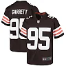 Zennovawear Youth Cleveland Browns Myles Garrett Brown Game Jersey