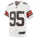 Zennovawear Youth Cleveland Browns Myles Garrett White Game Jersey