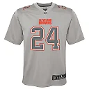 Zennovawear Youth Cleveland Browns Nick Chubb Gray Atmosphere Game Jersey
