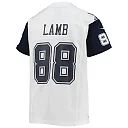 Zennovawear Youth Dallas Cowboys CeeDee Lamb White Alternate Game Jersey