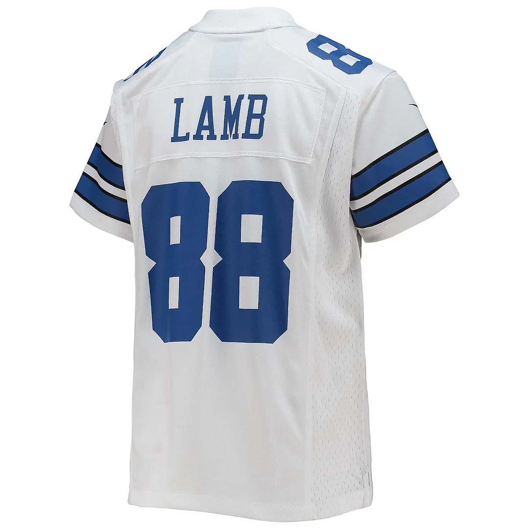 Zennovawear Youth Dallas Cowboys CeeDee Lamb White Game Jersey