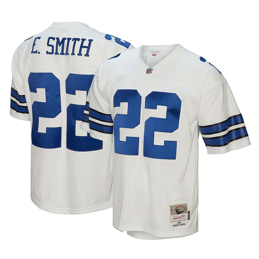 Zennovawear Youth Dallas Cowboys Emmitt Smith Mitchell & Ness White Retired Player Legacy Jersey