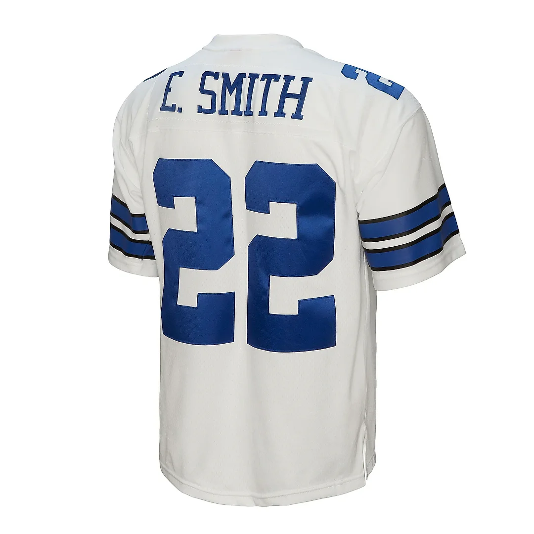 Zennovawear Youth Dallas Cowboys Emmitt Smith Mitchell & Ness White Retired Player Legacy Jersey