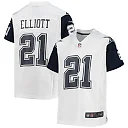 Zennovawear Youth Dallas Cowboys Ezekiel Elliott White Alternate Game Jersey