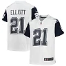 Zennovawear Youth Dallas Cowboys Ezekiel Elliott White Alternate Game Jersey