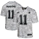Zennovawear Youth Dallas Cowboys Micah Parsons Arctic Camo 2024 Salute to Service Game Jersey