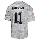 Zennovawear Youth Dallas Cowboys Micah Parsons Arctic Camo 2024 Salute to Service Game Jersey