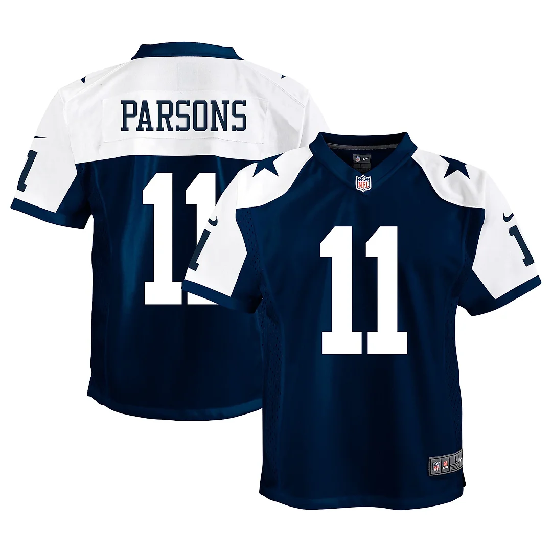 Zennovawear Youth Dallas Cowboys Micah Parsons Navy Alternate Game Jersey