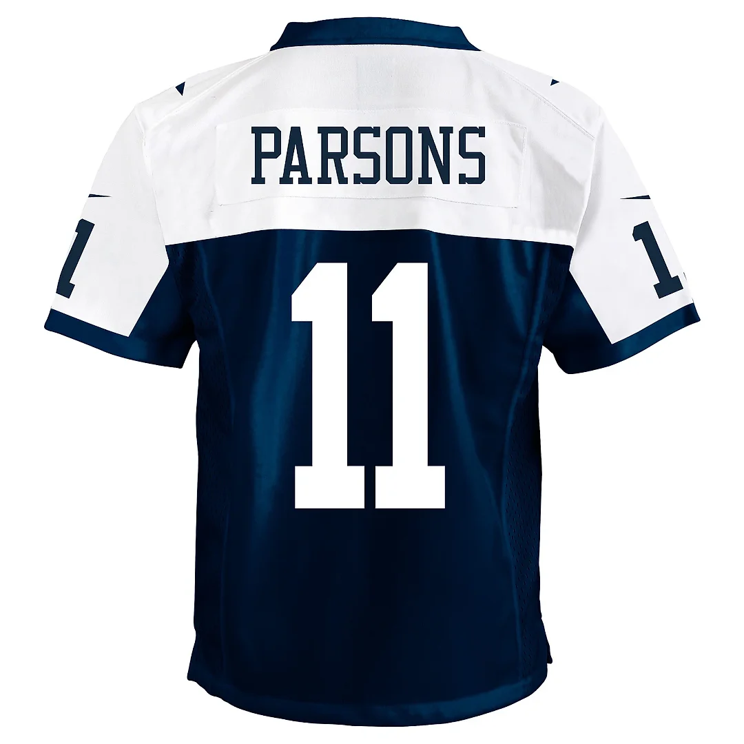 Zennovawear Youth Dallas Cowboys Micah Parsons Navy Alternate Game Jersey
