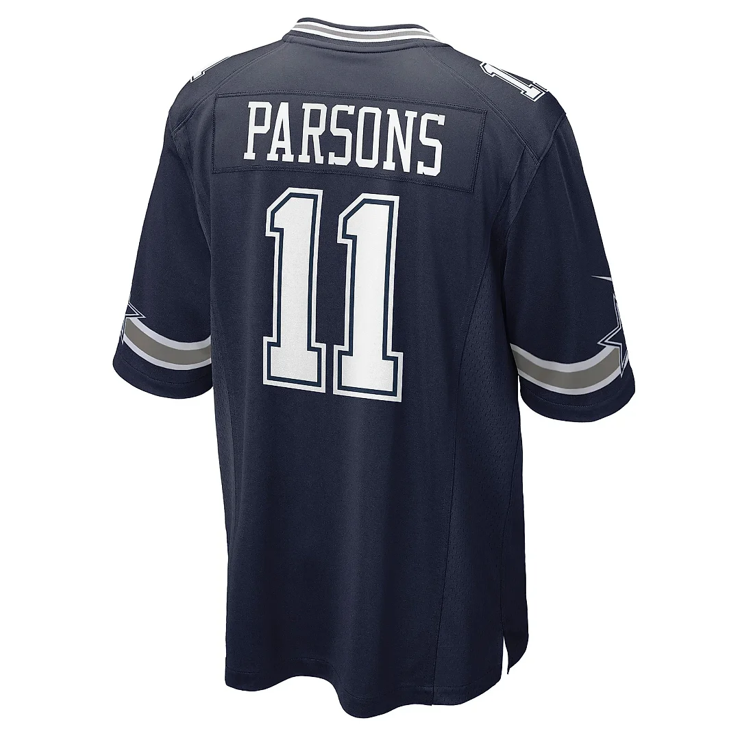 Zennovawear Youth Dallas Cowboys Micah Parsons Navy Game Jersey