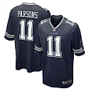 Zennovawear Youth Dallas Cowboys Micah Parsons Navy Game Jersey