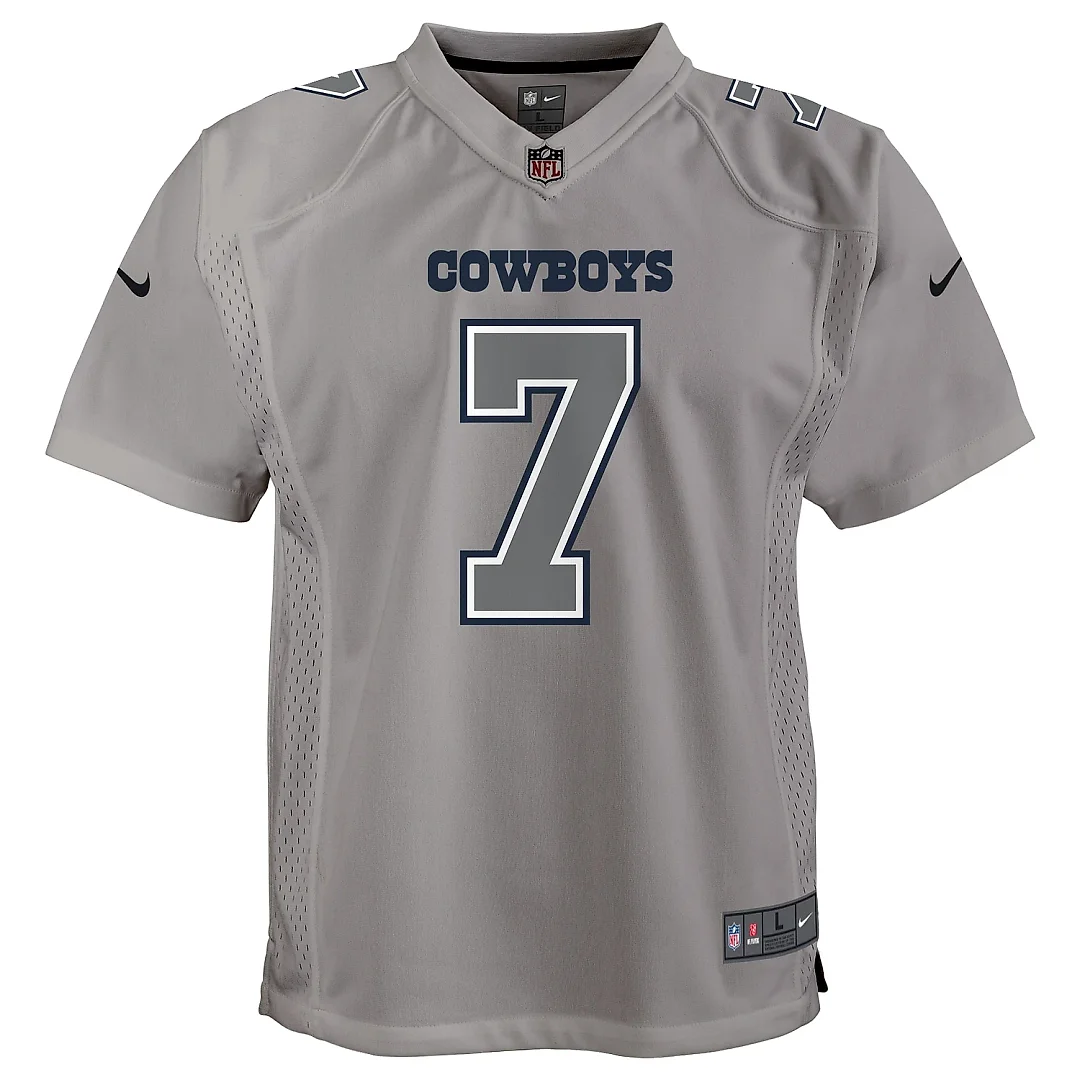 Zennovawear Youth Dallas Cowboys Trevon Diggs Gray Atmosphere Game Jersey