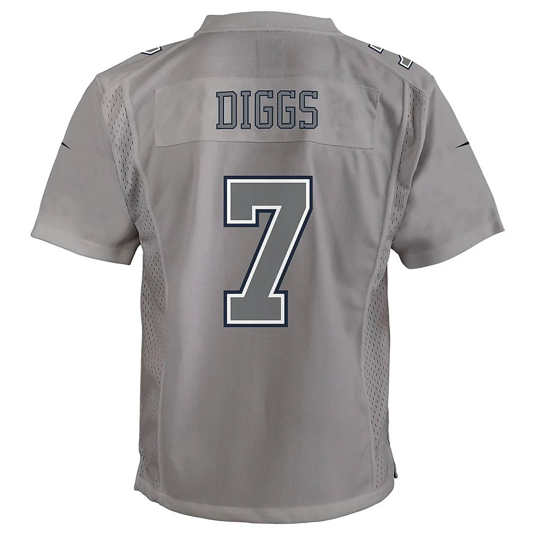 Zennovawear Youth Dallas Cowboys Trevon Diggs Gray Atmosphere Game Jersey